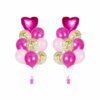 party balloons in pink & gold