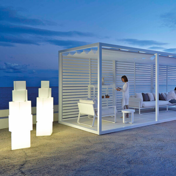 Udendørs belysning med Cubos lamper fra Gitz Design og Diabla