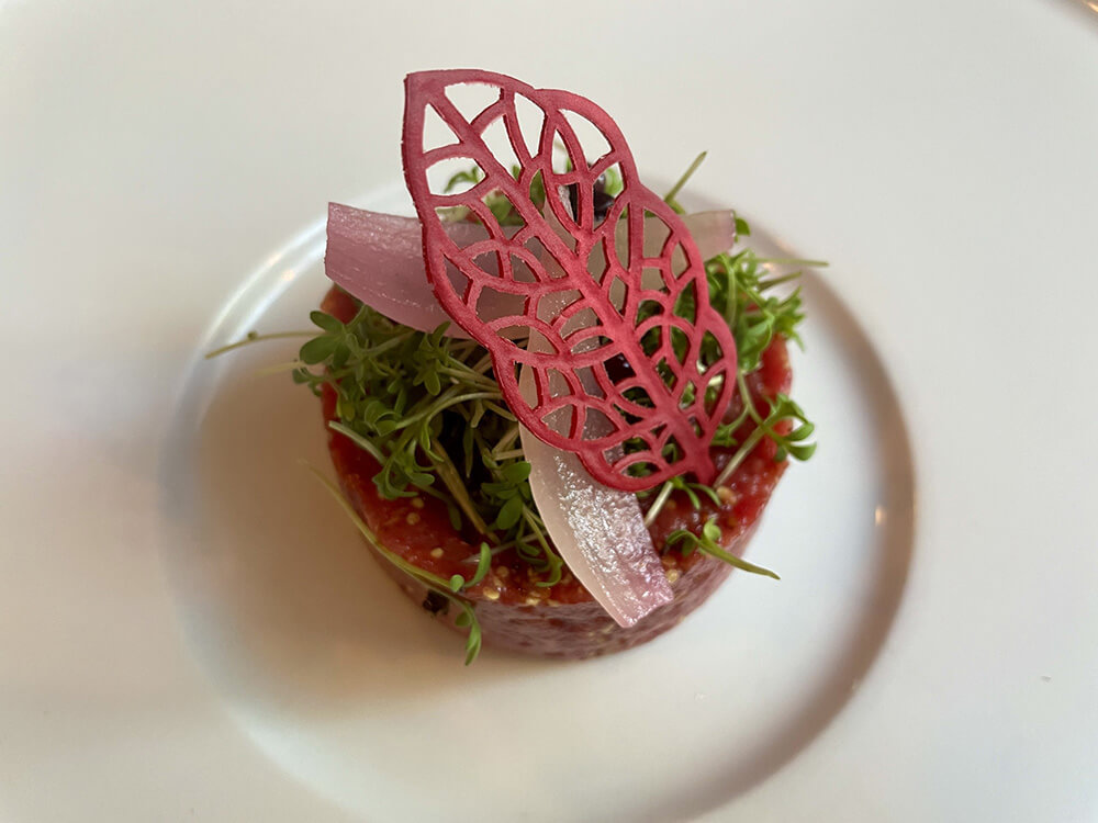 En gastronomisk aften ude under dit ophold hos Glashytterne