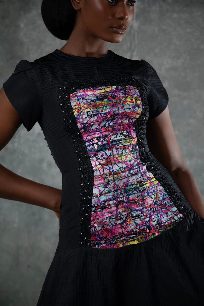 Impasto Dress from the Graffiti Collection