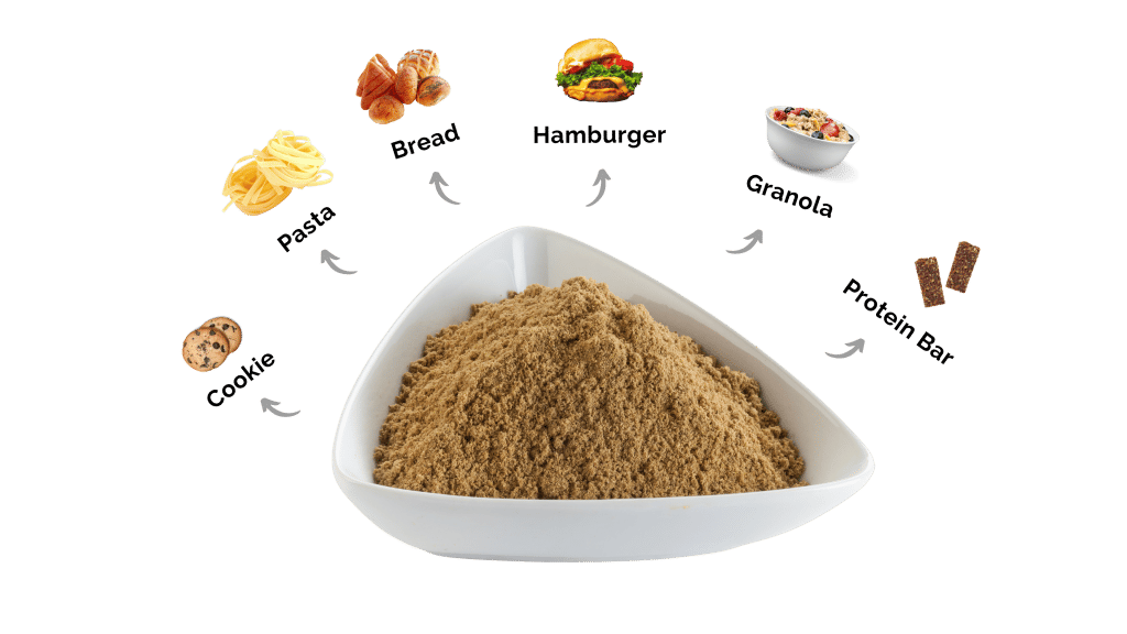 Cricket powder use for food, beverage, dietary supplements, pet food