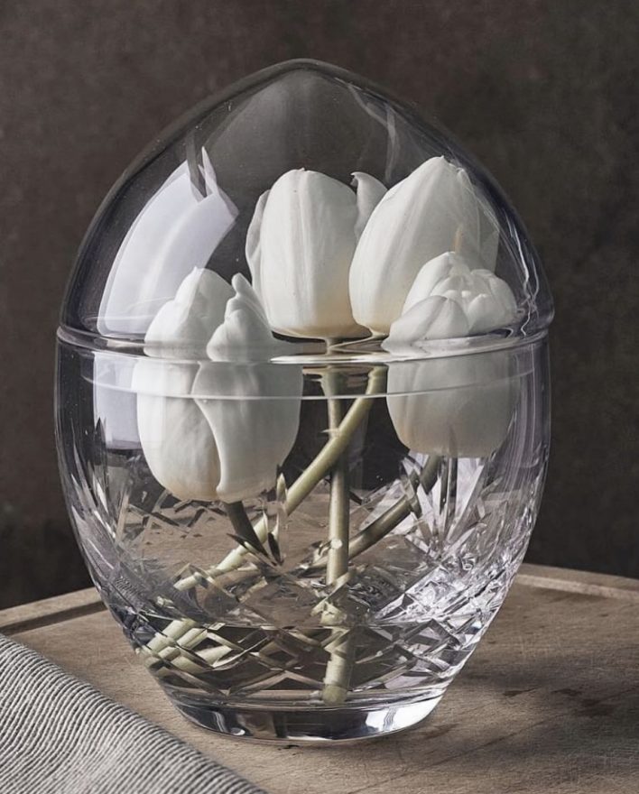 Easter egg in leadfree crystal glass - By Frederik Bagger 