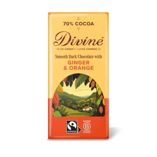Divine Choklad mörk ingefära/apelsin