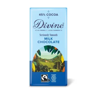 Divine mjölkchoklad 45% 90g