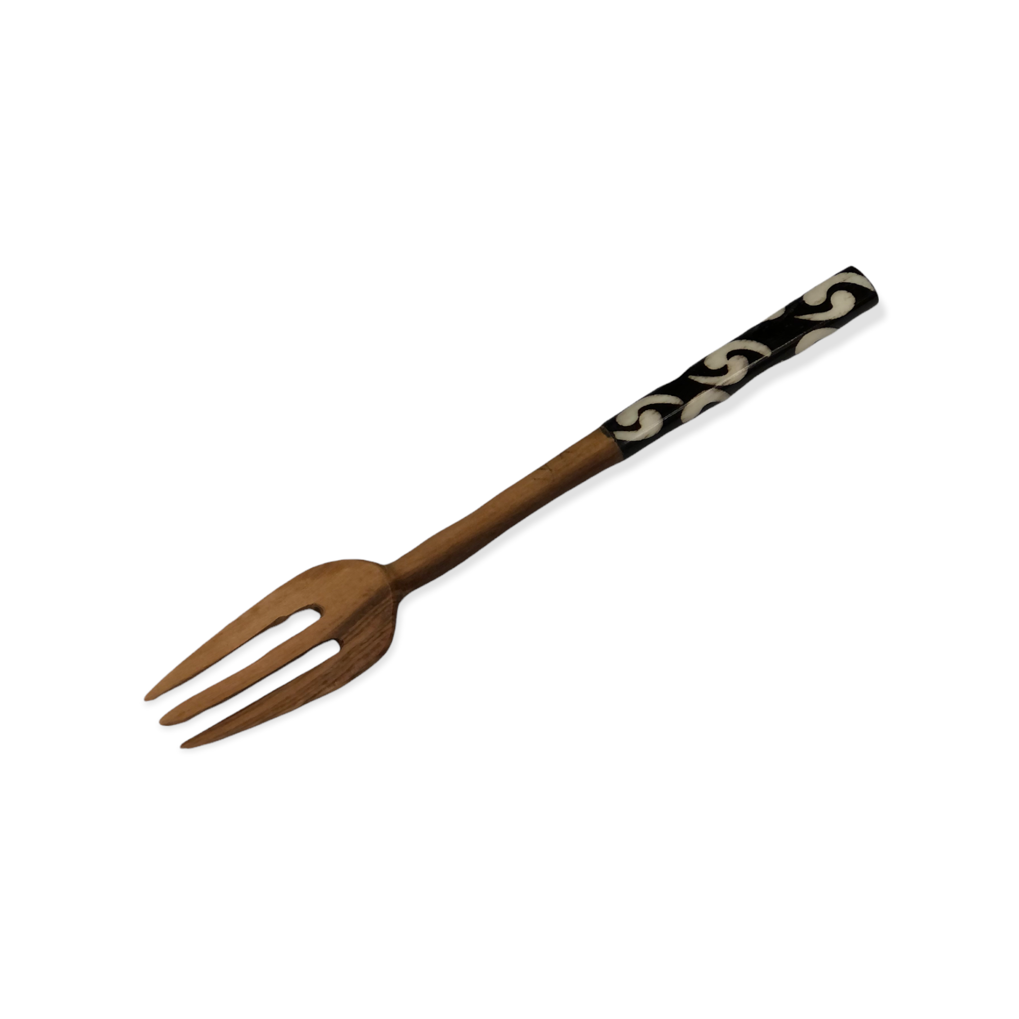 Gaffel 20 cm ben/olivträ
