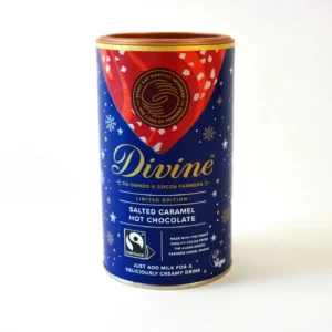 Divine Fairtrade drickchoklad med salt karamell