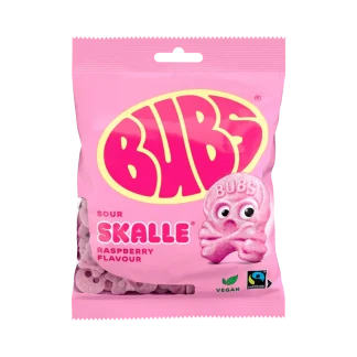 Bubs Hallonskalle skumgodis