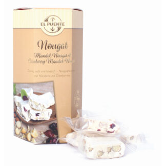 Nougat mandel/tranbär 120g