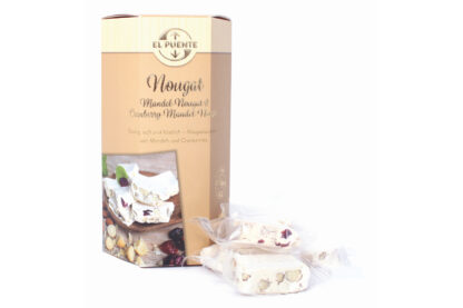 Nougat mandel/tranbär 120g