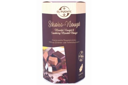 Chokladdoppad nougat mandel/tranbär 140g