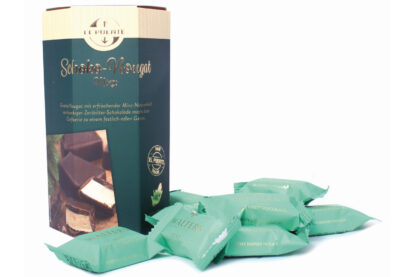 Chokladdoppad nougat mint 140 g