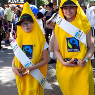 Banandräkt Fairtrade vuxen och junior