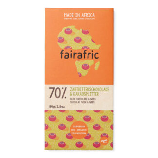 Fairafric Choklad 70% Kakaonibs