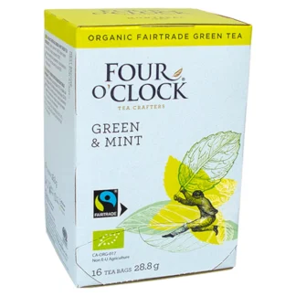 Four O'Clock tepåsar grönt mint