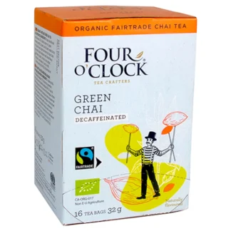 Four O'Clock tepåsar grön chai