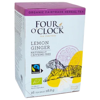 Four O'Clock tepåsar citron/ingefära
