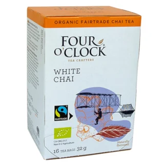 Four O'Clock tepåsar vit chai