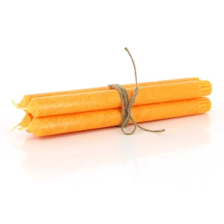 Stearinljus orange 4-pack