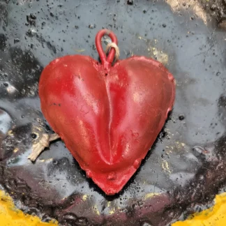 Hjärta metall återbruk