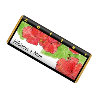 Zotter Choklad Hibiskus Mint