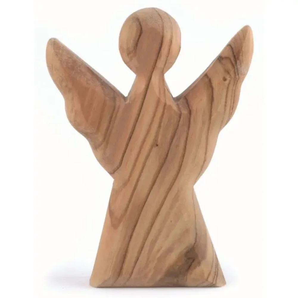 Ängel 6x8 cm olivträ Palestina