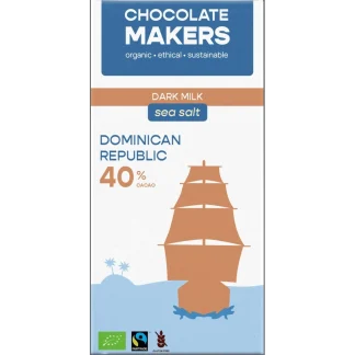 Seglad mjölkchoklad 40% havssalt Eko
