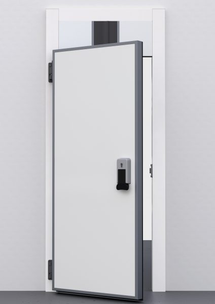 What are the advantages of hinged coldroom doors