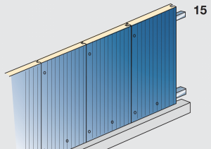 Application of insulated panels external cladding