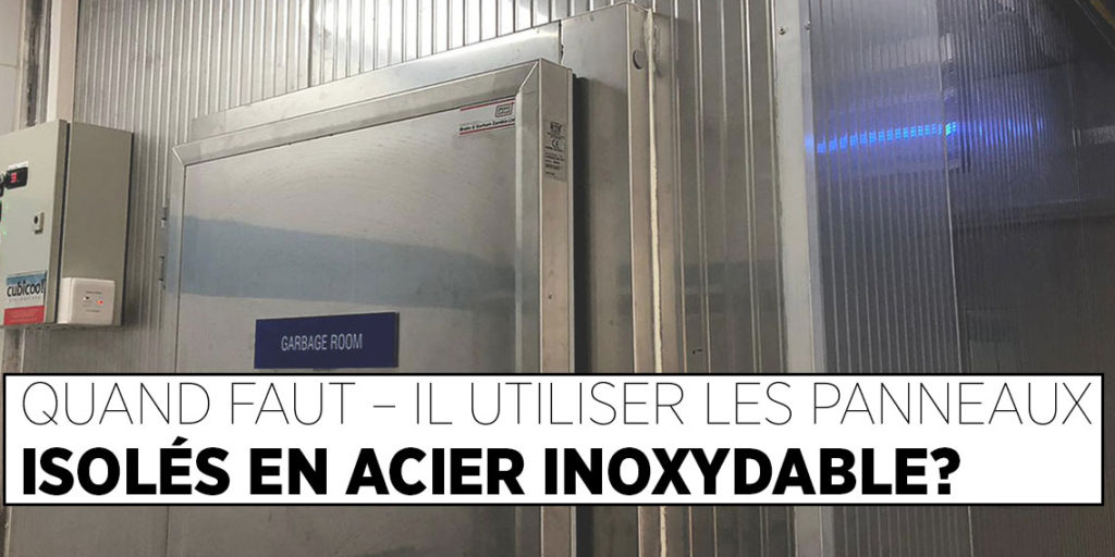 panneaux isolés en acier inoxydable