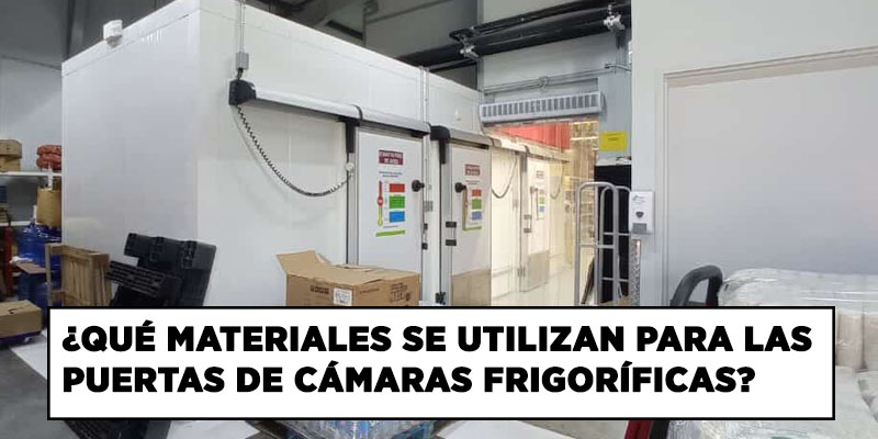 Material puertas cámaras frigoríficas, componentes puertas frigoríficas industriales