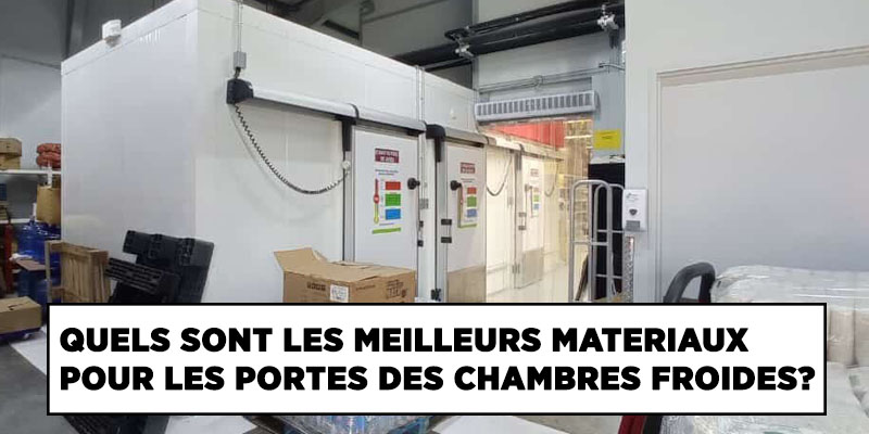 Composants des portes de réfrigération industriels