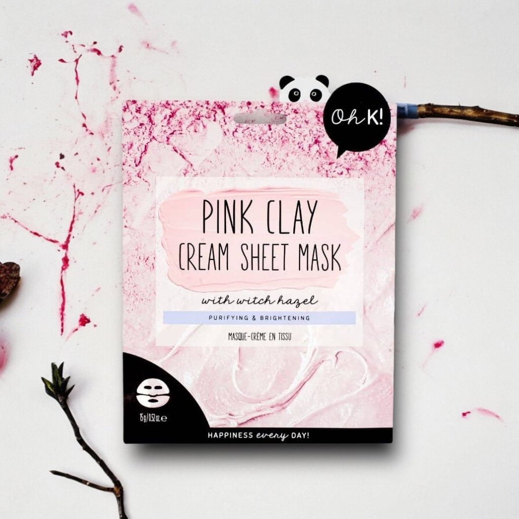 Oh K! Pink Clay Cream Sheet Mask