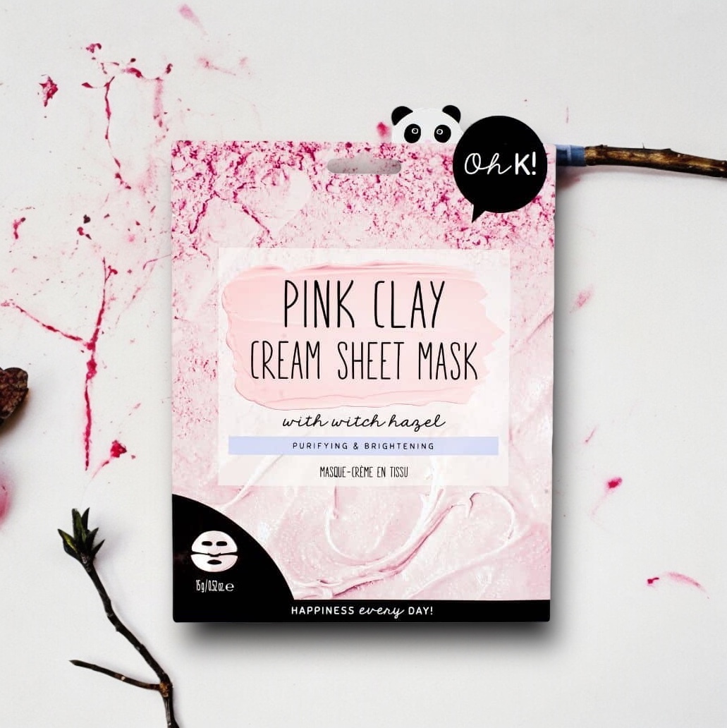 Säg Oh K! till Pink Clay Cream Sheet Mask