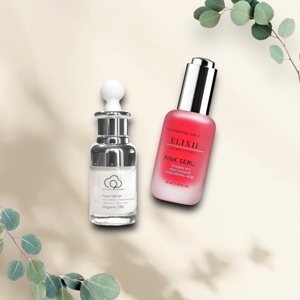 C9 Beauty of Sweden Face Serum & Elixir Cosmeceuticals Pink Serum.