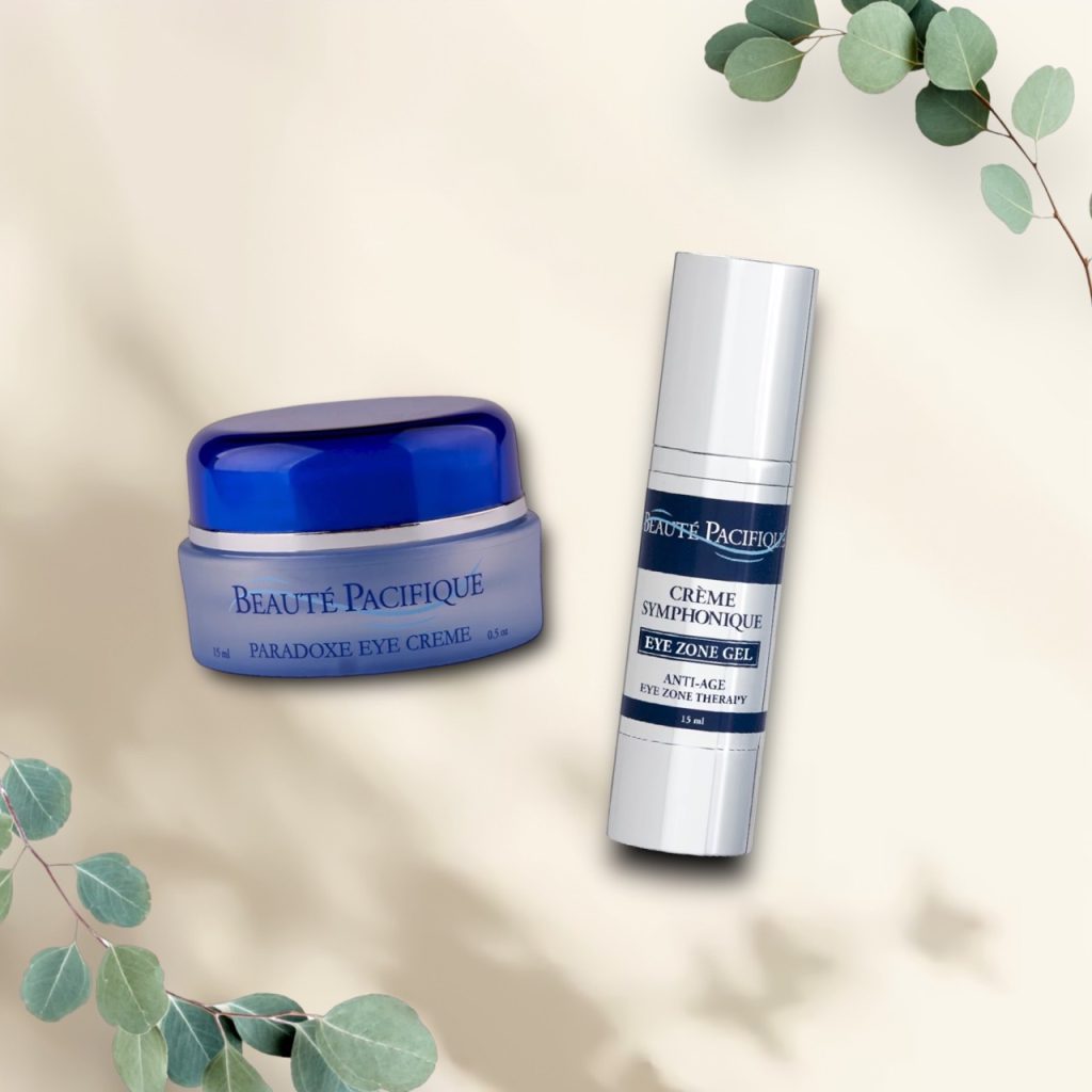 Beauté Pacifique Paradoxe Eye Cream & Beauté Pacifique Crème Symphonique Eye Zone Gel.