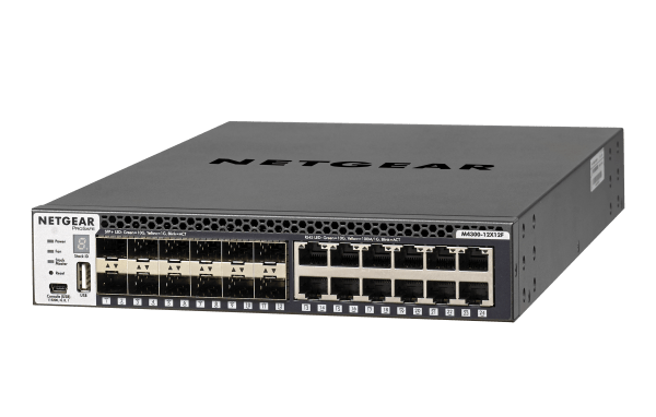 M4300-12X12F MANAGED SWITCH left