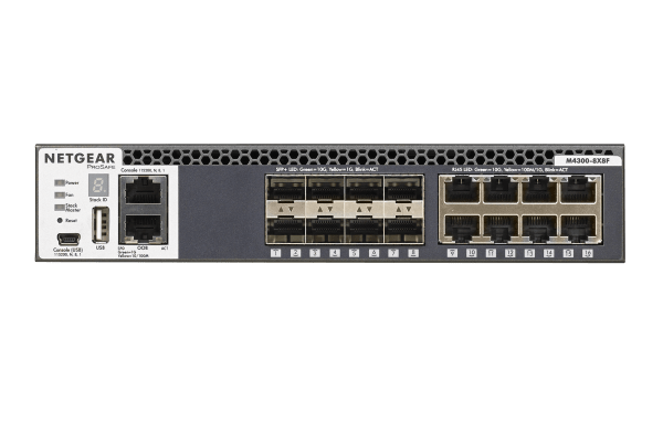 M4300-8X8F MANAGED SWITCH front