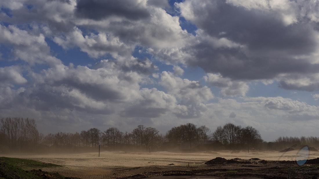 Hoogland-West plaatjes zandverstuiving.
