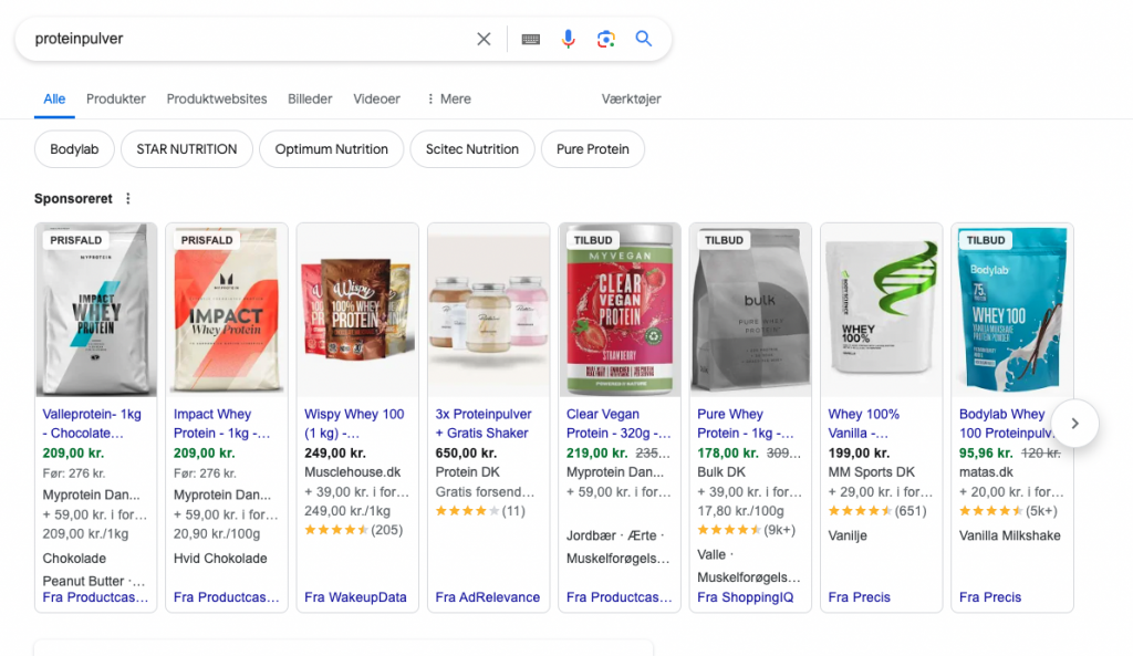 Google Shopping ads