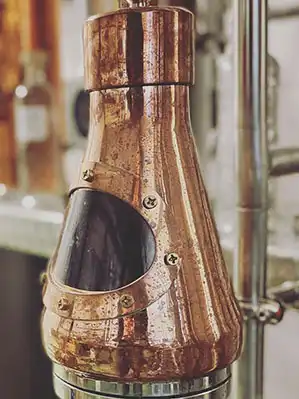 Copper Still from the factory floor