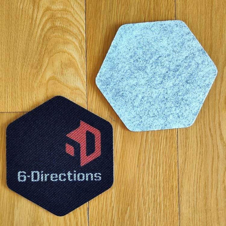 6D sliders (tæppefliser) - 2 stk.