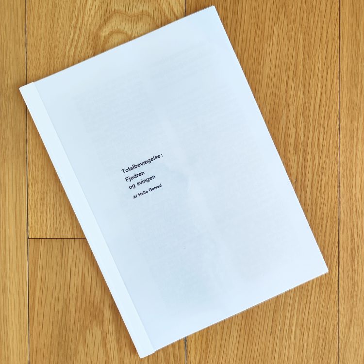 Artikel: "Totalbevægelse - Fjedren og svingen" af Helle Gotved.