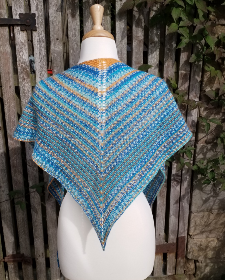 Sock Yarn Shawl: a new free pattern | Granary Knits