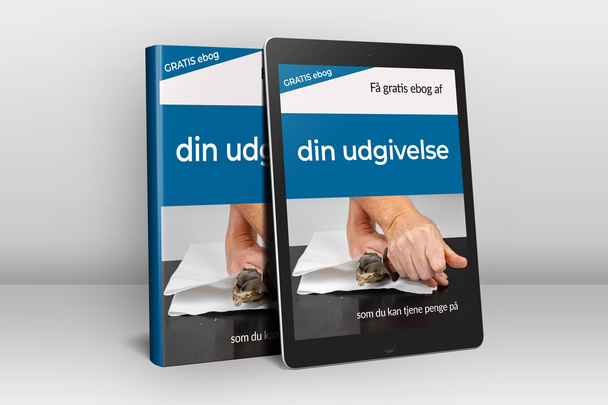 Få en gratis ebog, af en af dine udgivelser | tjen penge på ebogen eller skab glæde ved at give den som kundegave.