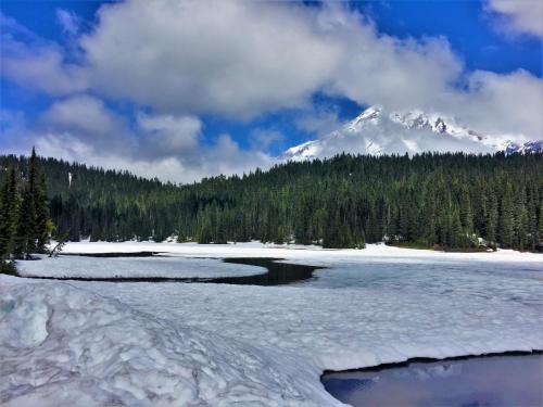 0268aq Mount Rainier Nat Park, Mirror Lakes (4)A