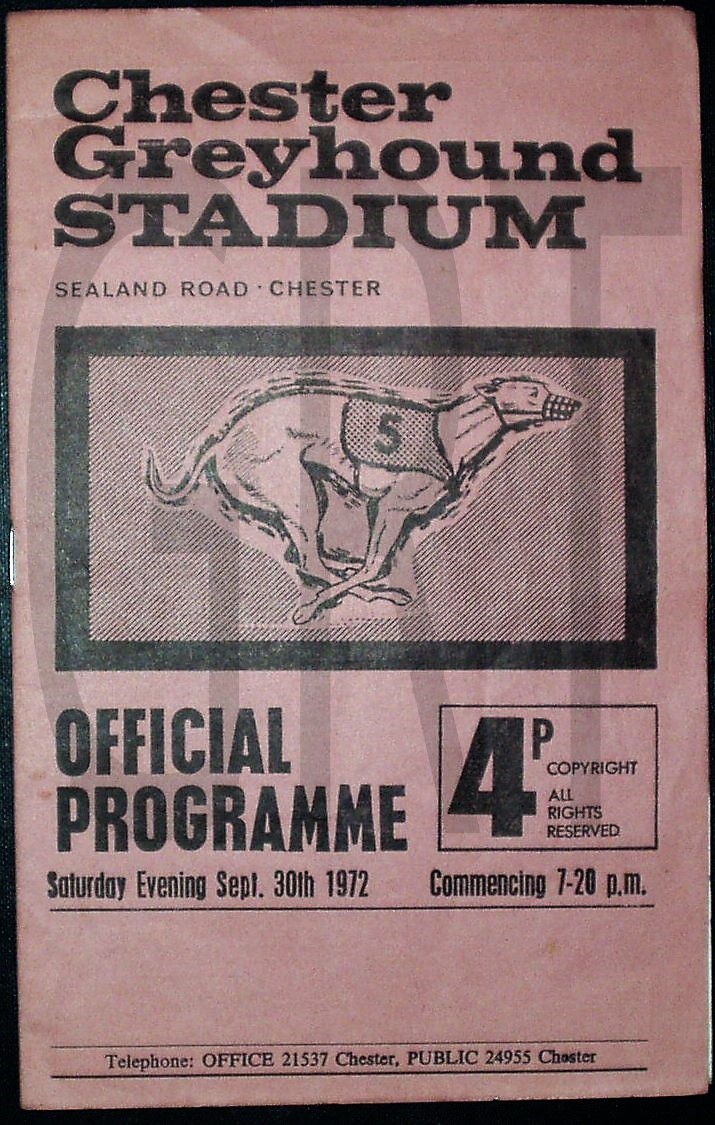 CHESTER Greyhound Racing Times
