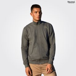 Bomullsjacka med hög krage