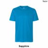 Unisex tranings t shirt atervunnen polyester R61001 SAPPHIRE 1