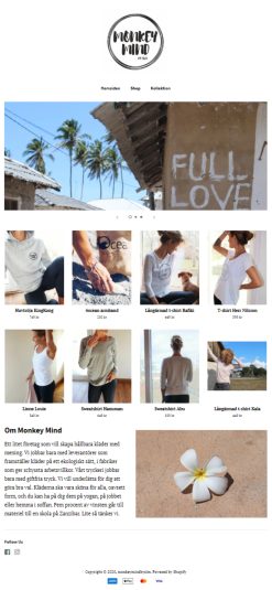 Alternative view of Egen webbshop