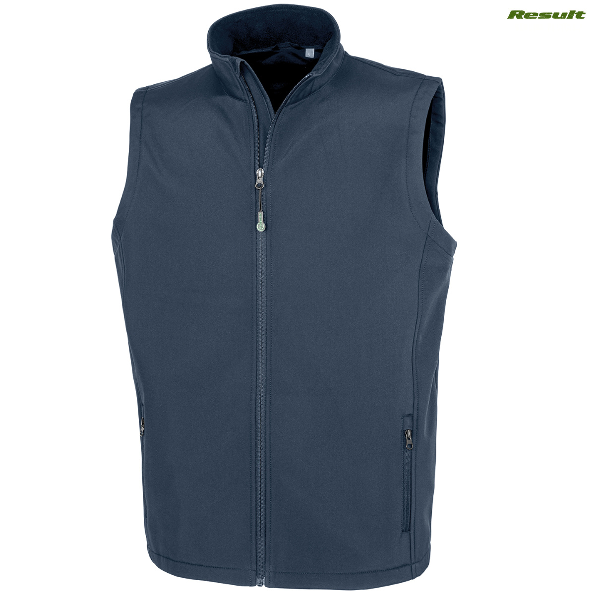 Softshell v st F r Herr Gr na Tryck